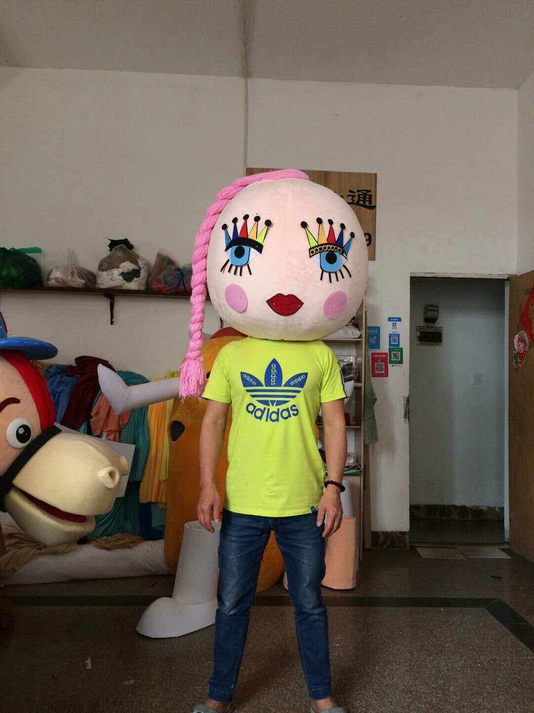 人物卡通定制成人舞台行走t台人偶道具卡通人偶服行走卡通服饰
