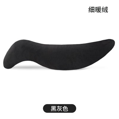秋冬专属S型乳胶长抱枕海马男女朋友床上睡觉夹腿抱枕细暖绒外套