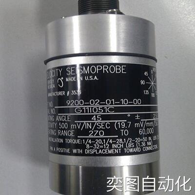 原装供应24765-01-01本特利传感器21747-045-01 探头21747-045-00