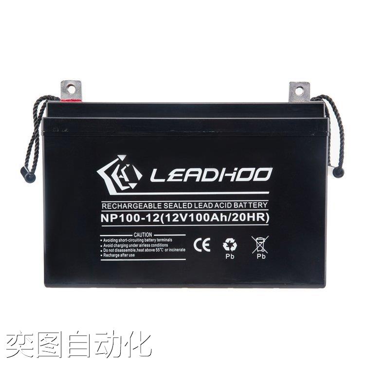 LEADHOO蓄电池NP38-12G利虎胶体12V38AH 太阳能路灯电厂直流屏用