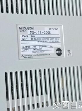 三菱全新原装伺服驱动器MR-J2-10B/20B/40B/60B/70B/100B/200B议