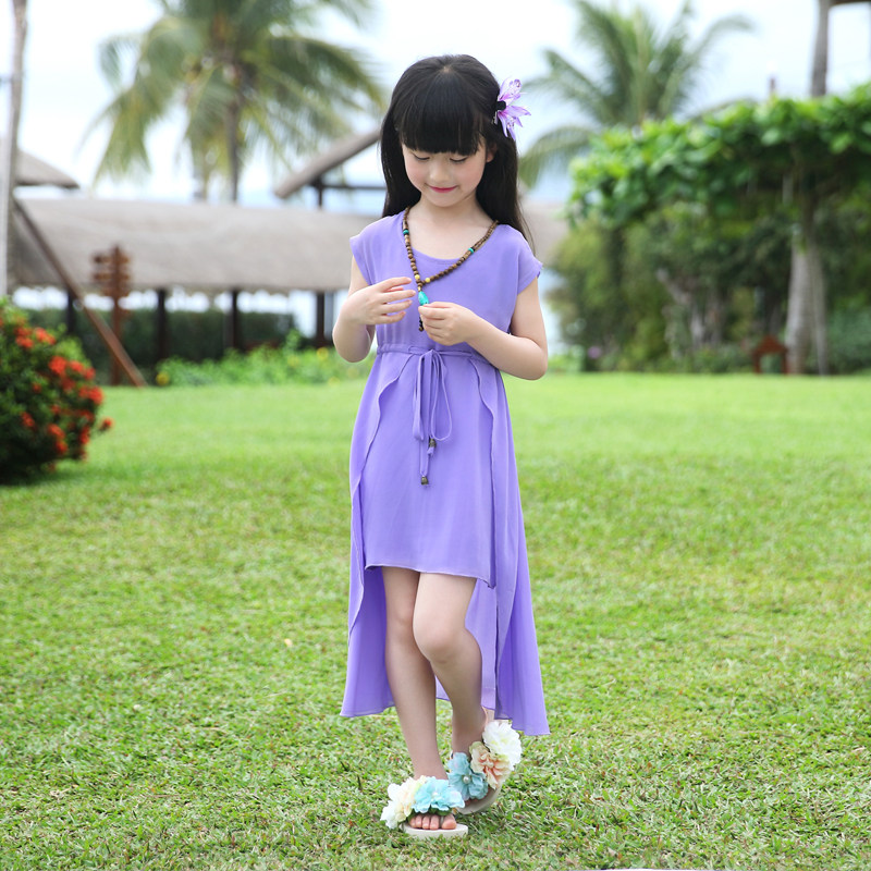 Robe enfant en mousseline de soie - Ref 2043783 Image 5