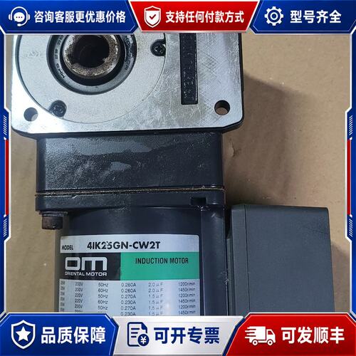 议价东方电机4IK25GN-CW2T，25W单相，220V，可维修
