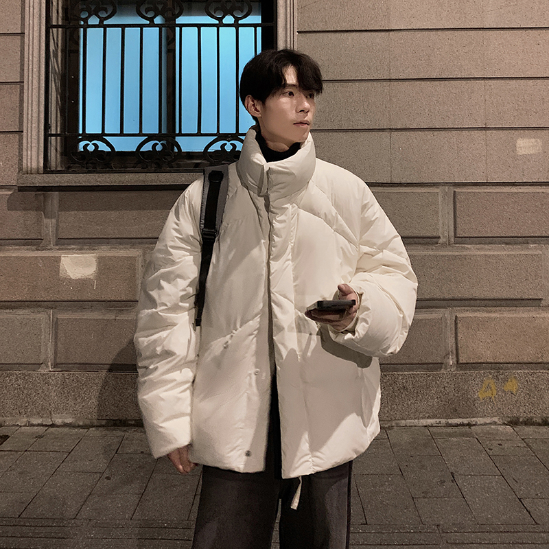 冬装新款男装加厚宽松棉服外套休闲纯立领棉衣A106-1-2700-p85，男装棉衣，电商A106-1