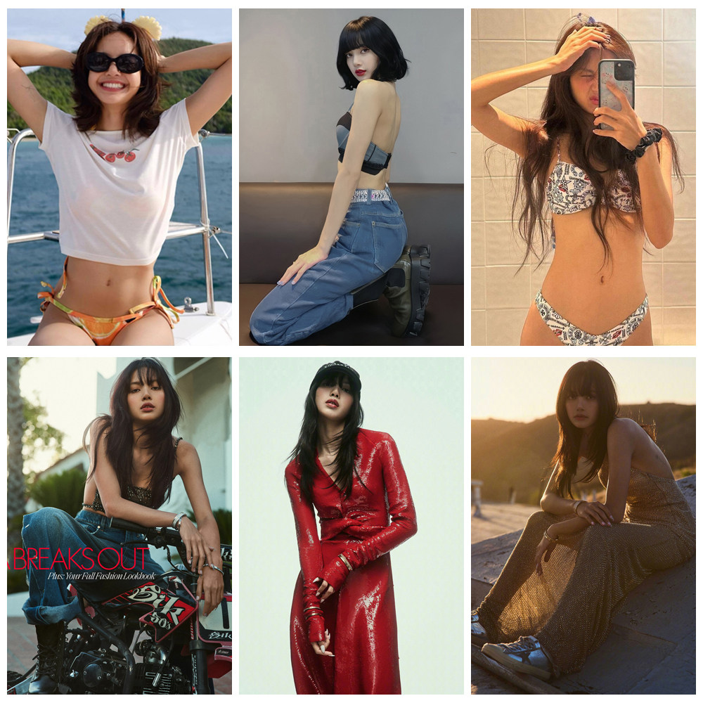 Lisa海报定做kpop女生马甲线长腿墙贴画Blackpink韩式大海报挂画