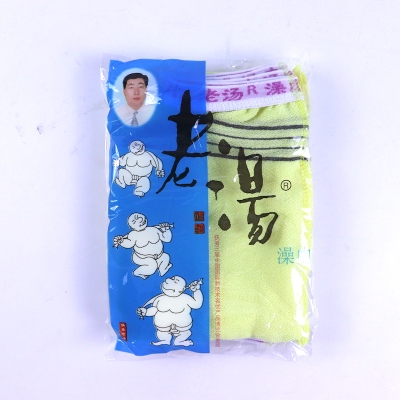 老汤单层中砂1包条装沐浴手套