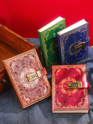 Блокнот, комплект, подарочная коробка, ретро ноутбук, механическая книга, креативная кисть для письма, Гарри Поттер, европейский стиль, делается под заказ, подарок на день рождения