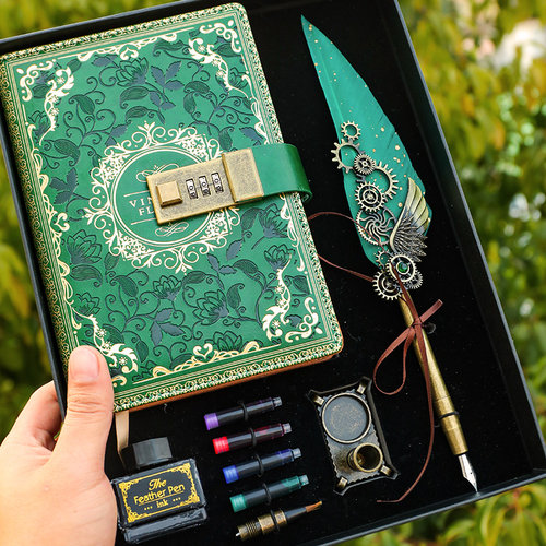 创意实用羽毛笔沾水笔套装