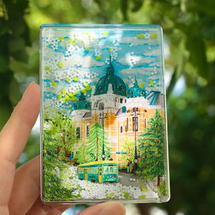 AR大连冰箱贴文创礼品景点旅游纪念品东方水城中山广场彩虹灯塔星海湾大桥渔人码头莲花山观景台教师节送老师