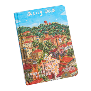 江山如画AR手账本青岛信号山笔记本子景点旅游纪念品印章本便携盖章打卡口袋本平潭岛东钱湖婺源南浔江南水乡