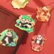 韵轩金属大熊猫冰箱贴立体插画磁吸装 饰门贴中国风故宫文创礼品四川成都基地旅游纪念品网红ins卡通家居饰品