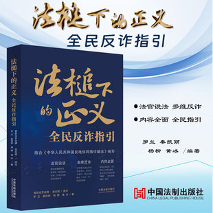 2023新书 法槌下的正义 全民反诈指引 含反电信网络诈骗法 罗兰 秦凯丽 杨柳 黄冰 著 中国法制出版社 9787521631869