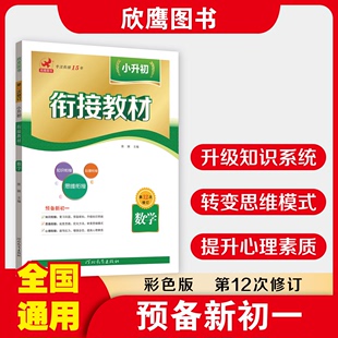 2024小升初数学衔接教材 初一预习辅导资料全套六升七年级暑期复习资料赠送课件 练习册 六年级下册暑假作业通用人教版