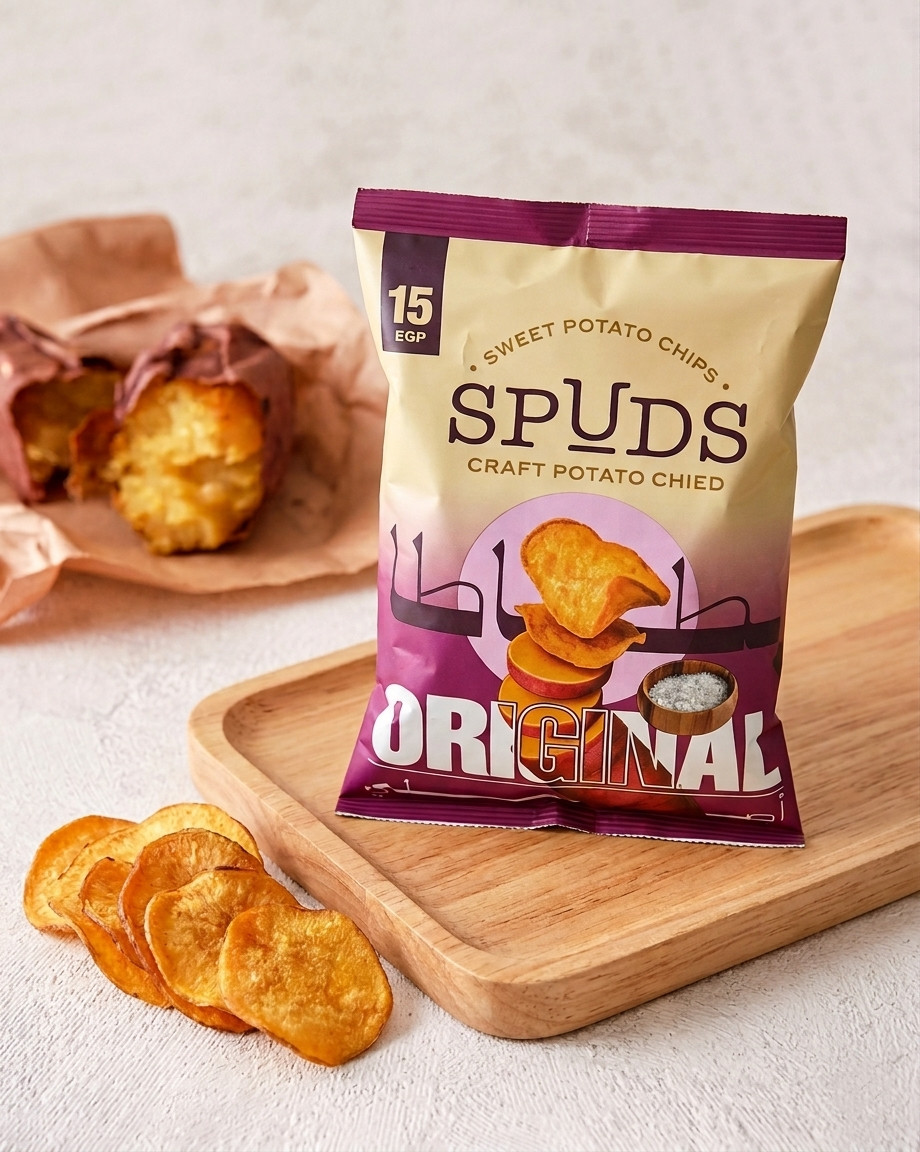 【埃及零食】埃及特产伴手礼进口spuds红薯片好吃小零食埃及薯片