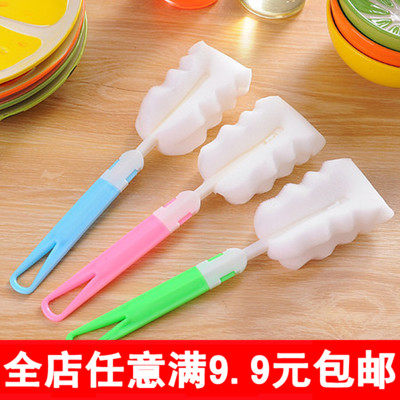 加长手柄不伤手去污海绵杯刷 可拆卸刷子可折叠奶瓶刷 壶刷|ruв категории семья/личные чистящие средства, домашнюю работу/слово уборка посуды, кисть, кухня для кисти - от Buy2taobao.com для оказания профессиональной услуги покупки агента Taobao