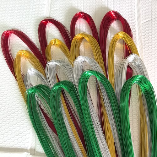 22号24号彩色软铁丝线手工细铁丝diy丝网花材料花艺扎花手工铁丝
