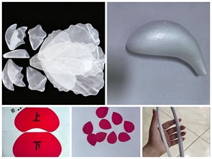 手工diy锦鲤鱼模型月亮模型大号泡沫巨型花鱼胚免剪鱼鳞新年装饰