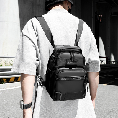 多功能三用胸包男士户外出行旅行轻便小型双肩包运动登山包斜挎包