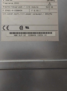 ABB Freelance 2000 DLM02 功能没问题 ~议价