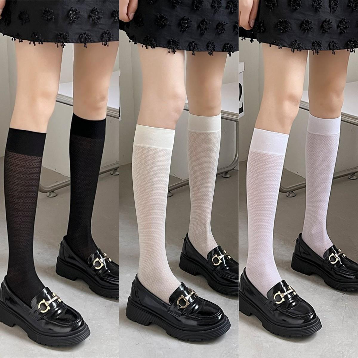 夏季百搭中筒袜日系堆学院