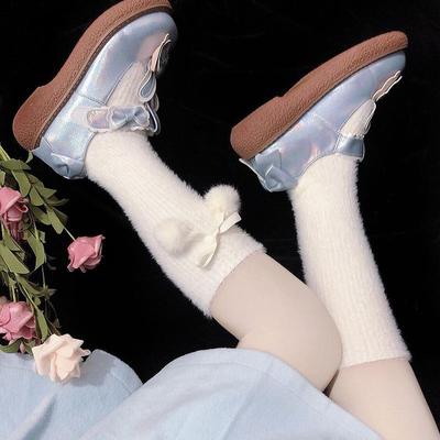 秋冬保暖长款堆袜韩国可爱