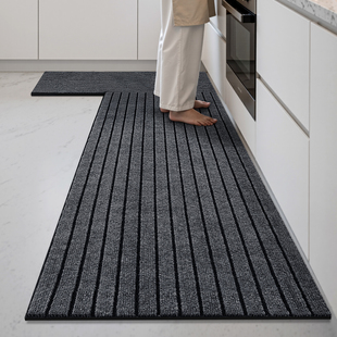 大江地垫厨房专用防水防油家用定制脚垫简约吸油耐脏防滑地毯定制