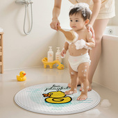 大江地垫家用脚垫小黄鸭卫生间淋浴儿童洗澡防摔垫卡通浴室防滑垫