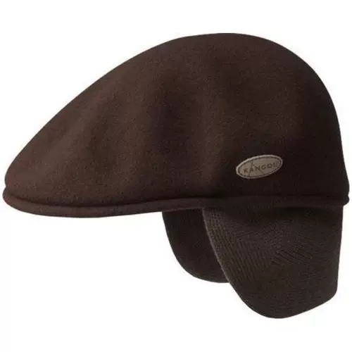 Кенгуру, шерстяная удерживающая тепло демисезонная ретро шапка, для среднего возраста