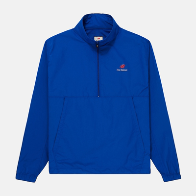 NEW BALANCE NB男夹克半拉链套头衫休闲运动舒适上衣MJ31540