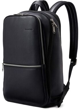 新秀丽Samsonite男双肩包背包商务皮包14寸电脑包出差旅行126036