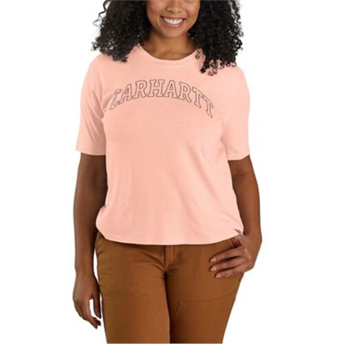 Carhartt/卡哈特女装短袖T恤圆领宽松半截袖棉质休闲上衣106186