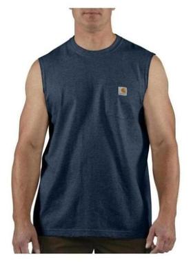 carhartt/卡哈特男T恤无袖圆领夏季经典净版上班舒适正品A2662M