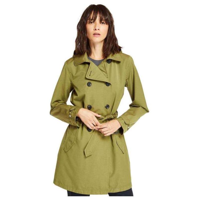 timberland/添柏岚女风衣秋冬中长潮双排扣防水正品jx a22wf310