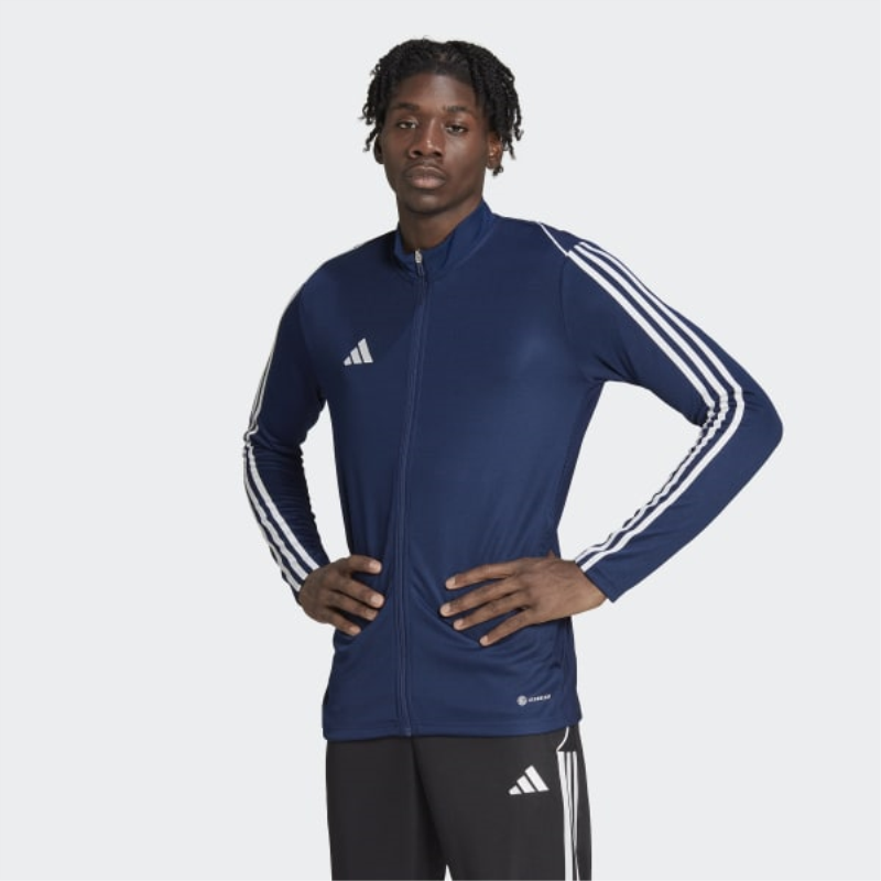 Adidas阿迪达斯男士立领外套运动服拉链经典三条杠外套修身HS3503