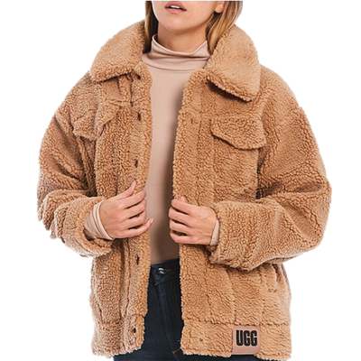 仿羊羔毛夹克宽松风保暖外套