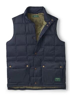 ORVIS男士马甲保暖背心棉衣吸汗户外立领男装防水透气秋冬季美版