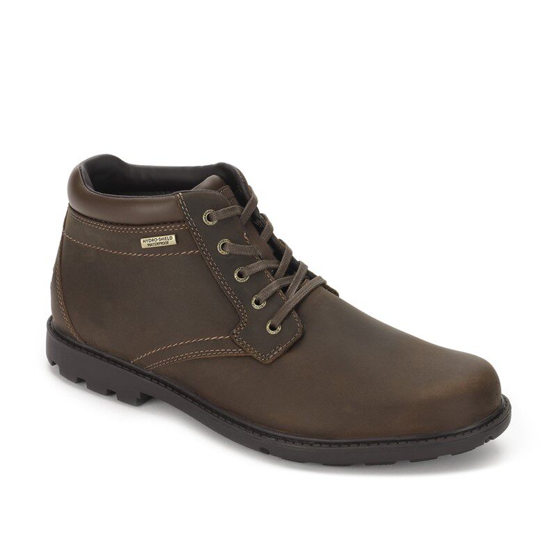 Rockport/乐步男士休闲皮鞋防水工装鞋商务潮流低帮短靴春秋正品