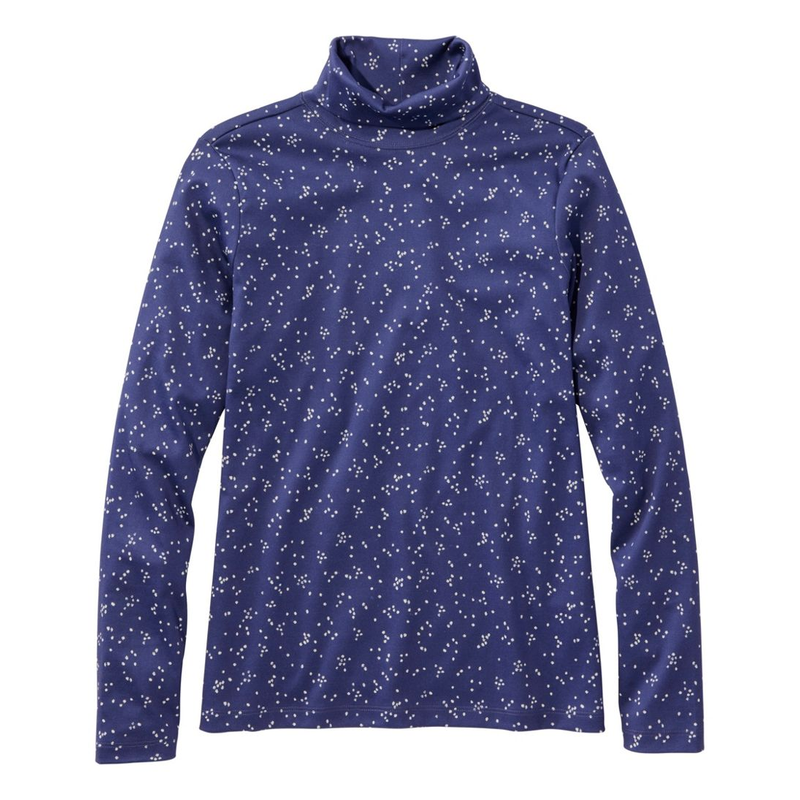 L.L. Bean宾恩女士打底衫半高领妈妈装长袖T恤中老年女装秋冬季