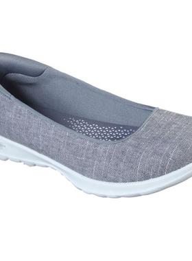 斯凯奇Skechers女鞋春夏浅口单鞋透气软底平底鞋舒适正品JX136001