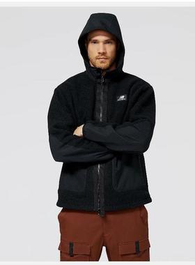 NEW BALANCE NB男款运动外套宽松舒适羊羔绒正品MJ23503