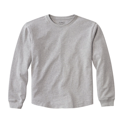 L.L.BEAN宾恩男士BeanBuilt长袖T恤棉质舒适圆领套头衫TA520385