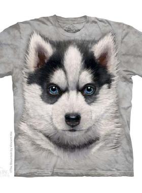 The Mountain男女T恤3d动物印花圆领夏季短袖美国正品103786