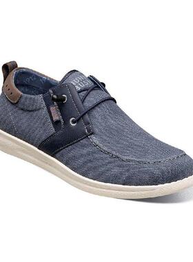 NUNN BUSH男鞋单鞋帆布鞋系带轻便帆船鞋爸爸鞋休闲鞋正品84902