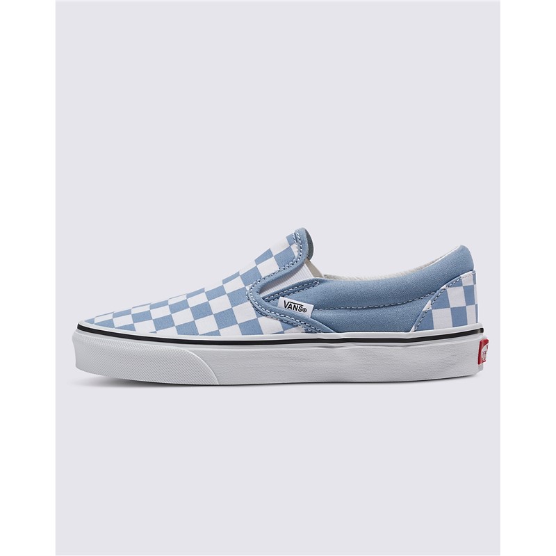 VANS/范斯男女情侣款帆布板鞋休闲经典棋盘格一脚蹬春夏新款正品图片