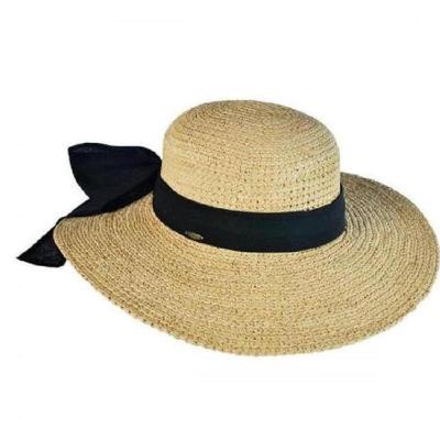 Scala女帽子草帽舒适百搭经典款日常防汗吸汗透气棉质正品101403