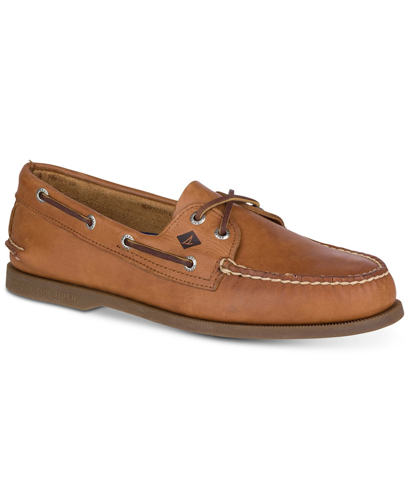 sperry圆头套脚休闲风帆船鞋