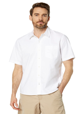 L.L.Bean宾恩男士衬衫短袖休闲商务时尚百搭白色舒适柔软9852193