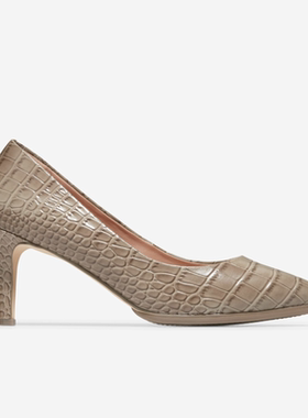 Cole Haan/可汗女高跟鞋细跟舒适时尚抓地防滑纹理经典尖头W27964