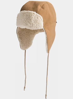 THE NORTH FACE/北面男女帽保暖冬季护耳格子卡其正品A1P1DB