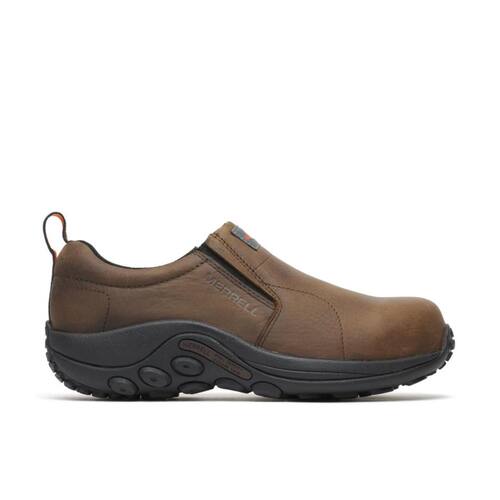 Merrell 迈乐男鞋真皮户外休闲鞋防砸防滑防水一脚蹬工装工作鞋